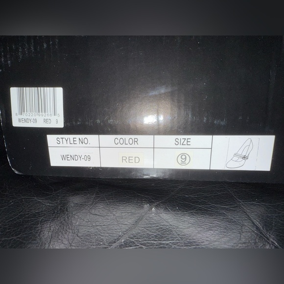 Red Mary Jane Heels - Picture 4 of 5